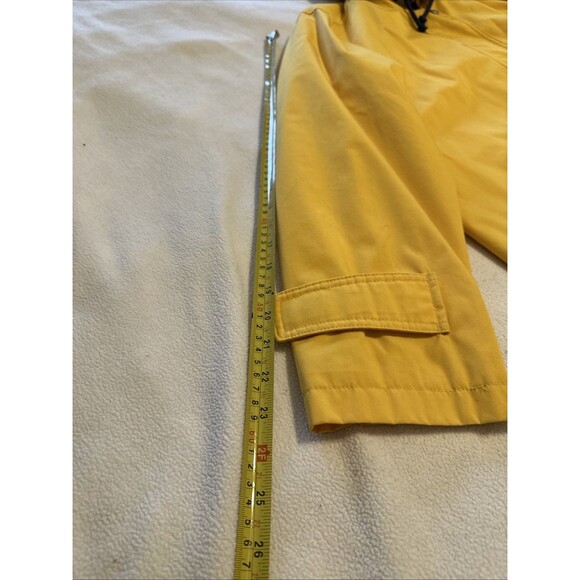 Pacific Trail Women L Outdoor Wear Wind Breaker Rain Coat Hooded Jacket Yellow - Picture 10 of 16